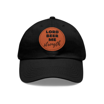 Beer Me Cap with Leather Patch