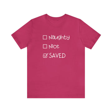 Naughty Nice Saved T-shirt