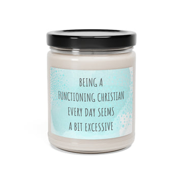 Functioning Christian Scented Soy Candle
