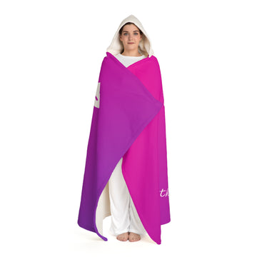 Jesus Wine Naps Hooded Fleece Blanket