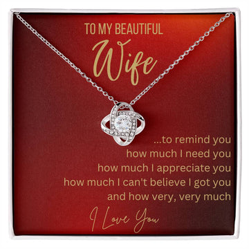 I Got You Love Knot Necklace