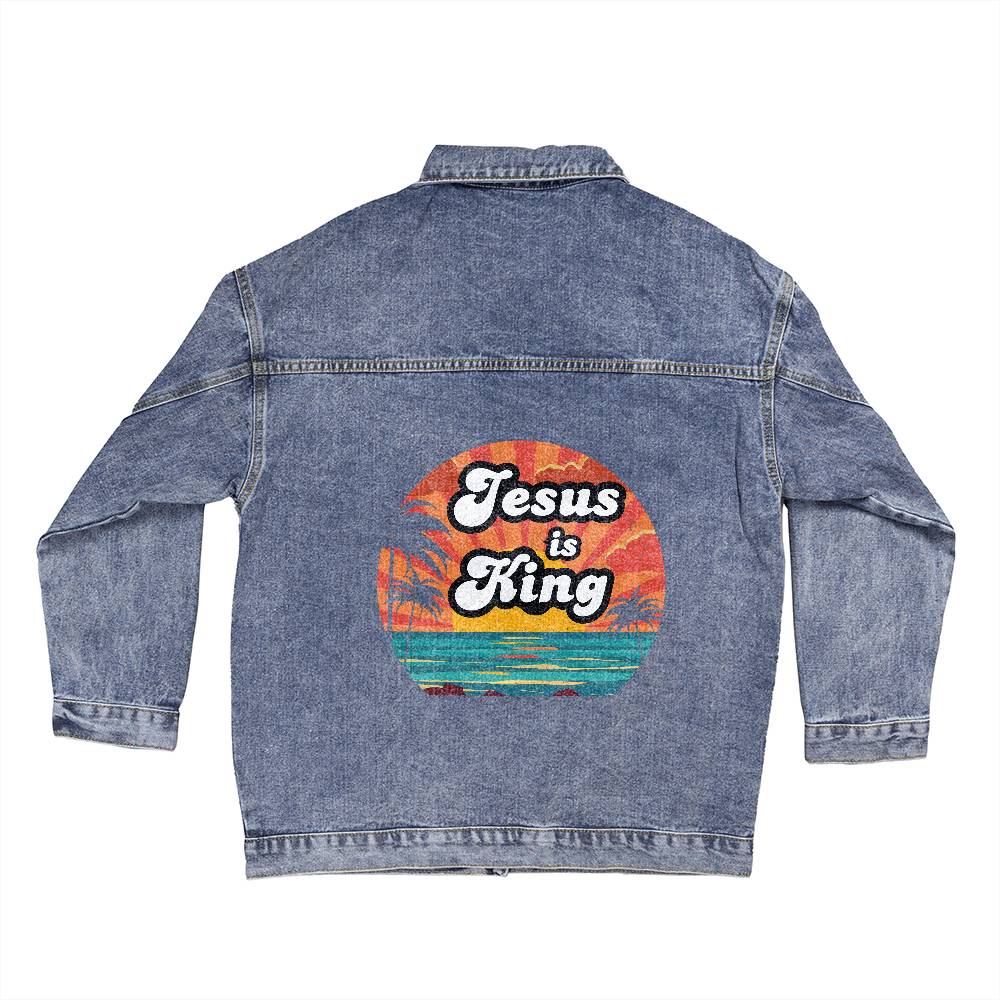 Jesus is King Denim Jacket