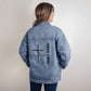 Play Hard Pray Hard Denim Jacket